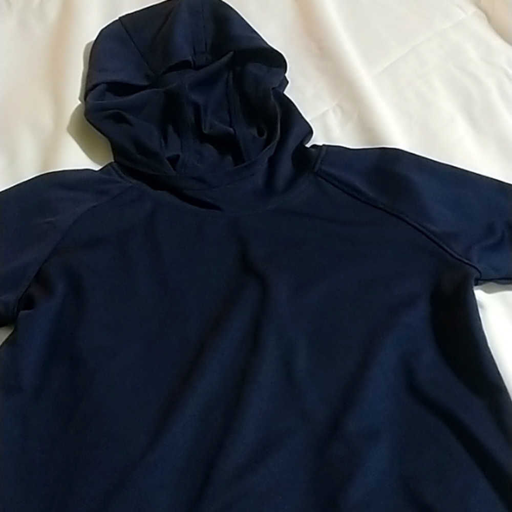 Blue and Grey pull over hoodie brand new with tags
